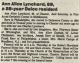 Obit Alice Anna Lynchard
