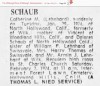 Obit Catherine Margaret Lehnhard