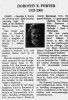 Obit Dorothy E. Porter-Morning_Sentinel_2006_09_18_10