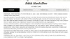 Obit Edith Hardt Blue 2006