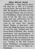 Obit for EDNA BEULAH MANK