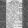 Obituary for John Harold KALER (Aged 43)