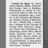 Obituary for Leonard Jan Buyse (Aged 91)