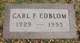 GS Carl F Edblom