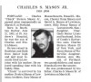 Charles Stetson MASON, Jr.