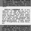 Obituary Cecilia Kuuleinani Apana