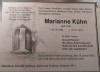 Todesanzeige Marianne Cain