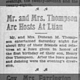Baby Luau Announcement, H. G. Thompson, Honolulu Advertiser, 18 Jan 1928