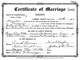 Ethel Fleming and Basye McKee's Marriage Certificate
