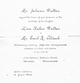 Marriage Invitation for Helen Walter to Emil Alisch