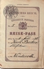 Passport of Carl Becker