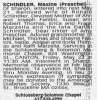 Obit Maxine Preschel