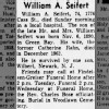 Obituary for William A. Seifert (Aged 74)
