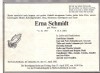 Schmidt Erna Sterbeanzeige