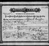 Alfred Franklin and Mary Francis Mills Marriage License