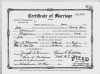 Certificate of Marriage for Ethel Addelaine McKee and Berl Brannock