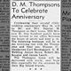 15th Wedding Celebration Announcement for Duncan Moehonua Thompson Sr.