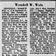 Newspapers.com - The Evening Sun - 8 Sep 1982 - Page 6 Obituary for Wendell W. Wolz (Aged 51)