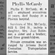 Obituary for Phyllis E. McCurdy (Aged 60)