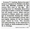 Obit Lorenzo V. Ludwig 2