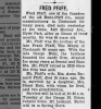 Newspapers.com - The Cincinnati Enquirer - 1947-11-23 - Obit of Fred Pfaff, founder of Buhr-Pfaff candy manufacturers Obit of Fr