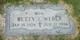 GS Betty L Weber