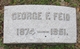 GS George F. Feid 1874-1951