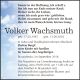 Volker-Wachsmuth-Traueranzeige
