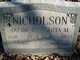 GS Auta Mae Rauh Rollings & Jacob Thomas Nicholson Headstone