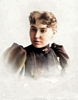 Lisette Becker Heyn as young woman colorized