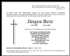 Obit Jürgen Betz 2