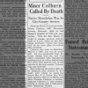 Obit Miner Colburn