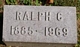 Ralph C Sugden headstone