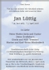 Jan-Lüttig-Traueranzeige